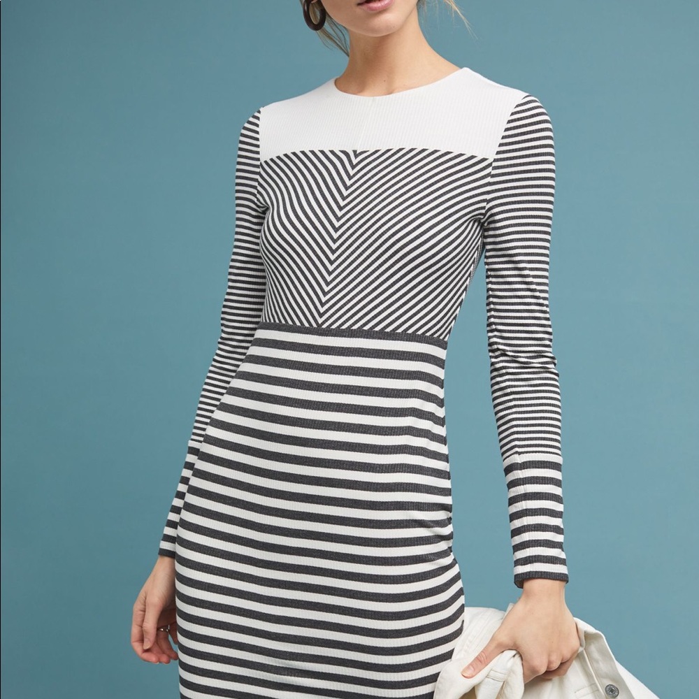 Anthropologie Bailey44 Edith Striped Dress